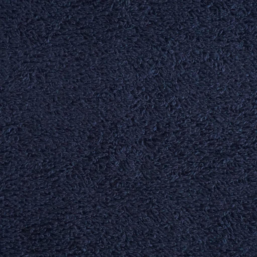 Frotteestoff aus Baumwolle dunkelblau